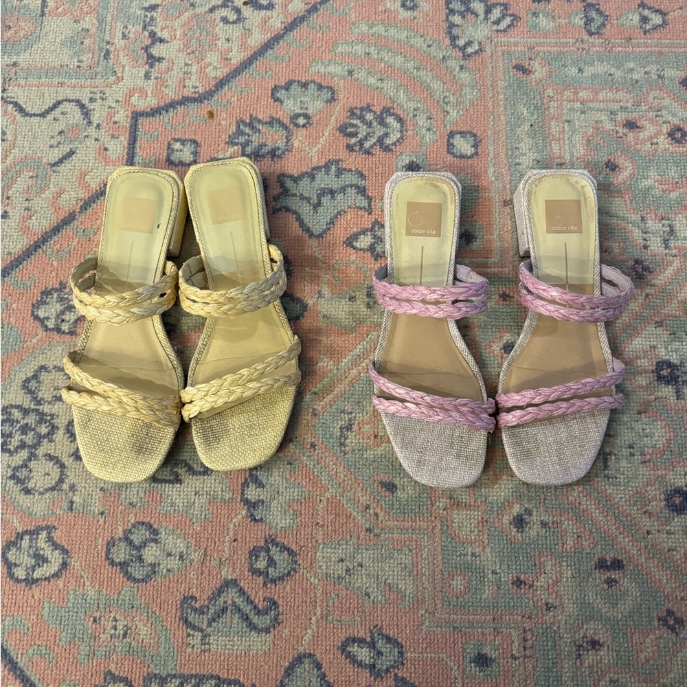 Dolce Vita Women’s Rattan Sandals size 10